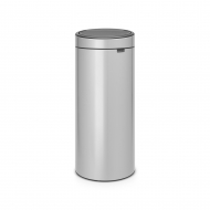 Brabantia Touch Bin New Vuilbak G - 30L - Metallic Grijs - Merk Brabantia - Kleur Grijs - Inhoud 30 l