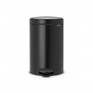 Brabantia NewIcon Poubelle à Pédale X - 12L - Noir Mat - Marque Brabantia - Contenu 12 l - Couleur Noir Mat