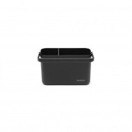 Brabantia SinkSide Caddie de Rangement - 2,05L - 13,4x11x22cm - Plastique - Gris Foncé - Marque Brabantia