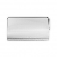 Brabantia Porte-Rouleau de Cuisine Mural - Rouleaus Jusqu'à 23cm - 2,2x14x25,5cm - Acier Mat - Marque Brabantia