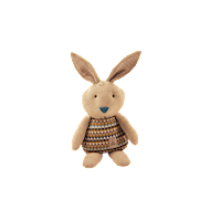 Knuffel konijn - Merk Euro Baby - Leeftijd vanaf 0 maanden - Kleur Bruin