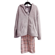 Pyjama Set - Femmes - 3 pièces - Surmatelas - Type de vêtement Pyjamas - Couleur Rose - Taille  n/A