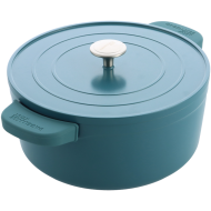 Dagelijkse Kost Jeroen Meus Proline Stoofpot met Deksel - Keramische Antikleef - 26cm - Blauwgroen - Geschikt voor Alle warmtebronnen