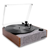 Victrola Platenspeler VTA-74 Eastwood II - Walnoot - Opties BT - Voeding Netstroom