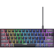 Trust GXT 867 Acira Clavier Gaming - Rétroéclairage LED - Azerty