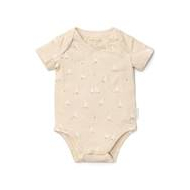 Little Dutch Little Goose Body Manches Courtes – Taille 56 – Beige - Taille  56 - Sexe Unisex - Couleur Beige