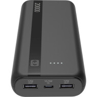 Cellularline Power Bank 20000mAh - Zwart