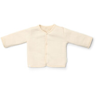 Little Dutch Reversible Sweatvest - Maat 74 - Beige - Geslacht Unisex - Maat 74 - Kleur Beige