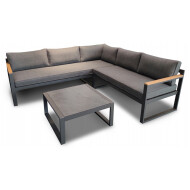 Ensemble lounge Jolina - Aluminium - Nouveau depuis 11/07/2022 - Marque DDD - Couleur Gris - Matériel Aluminium
