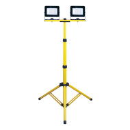 Telescopische LED schijnwerper  2X30W - Nieuw sinds 24/01/2019 - Merk Euro Light - Kleur Geel