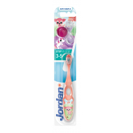 Jordan Brosse à Dents Step by Step - 3 à 5 Ans - Marque Jordan - Soins dentaires et buccaux Brosse à dents manuelle - Age 3 jusqu'à 5 ans