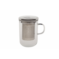Cosy&Trendy Verre à Thé avec Filtre Inox - Verre - Transparent - Marque Cosy & Trendy