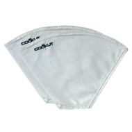 Cookut Cofi Herbruikbare Koffiefilters uit Katoen - 2 Stuks - Wit