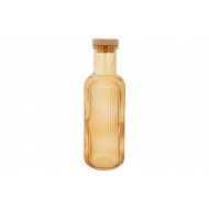 Cosy&Trendy Carafe à Eau avec Bouchon en Liège - 1L - Verre - Jaune