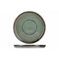 Cosy&Trendy Jade Sous-Assiette - Ø15cm - Grès - Vert Foncé - Marque Cosy & Trendy - Couleur Vert foncé - Matériel Poterie