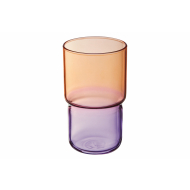 Luminarc Candy Mix Berlingot Tumbler - 320ml - Ø7x12cm - Glas - Oranje/Paars
