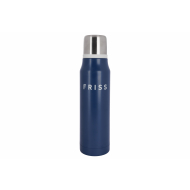 Friss Bouteille Isotherme - 1L - Inox - Bleu - Contenu 1 l - Couleur Bleu