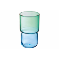 Luminarc Candy Mix Mint Tumbler - 320ml - Ø7x12cm - Glas - Groen/Blauw