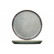 Cosy&Trendy Jade Plate Assiette - 27x2,7cm - Grès - Vert Foncé - Marque Cosy & Trendy - Couleur Vert foncé - Matériel Poterie