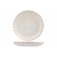 Cosy&Trendy Assiette Petit-Déjeuner Astera Pure White - Ø21cm - Grès - Blanc - Marque Cosy & Trendy - Couleur Blanc - Matériel Poterie