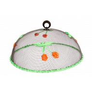 Cosy&Trendy Voedselkap - Decoratie Kersen - Ø35cm - Metaal - Meerkleurig - Merk Cosy & Trendy
