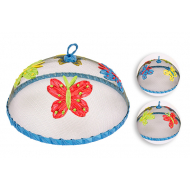 Cosy&Trendy Voedselkap - Decoratie Vlinders - Ø30cm - Metaal - Meerkleurig - Merk Cosy & Trendy