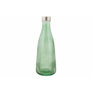 Atla Thyme Green Bouteille - Couvercle - 1L - Verre - Vert Foncé - Contenu 1 l - Couleur Vert foncé