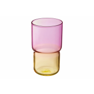 Luminarc Candy Mix Tumbler - 320ml - Ø7x12cm - Glas - Roze/Geel