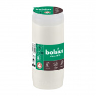 Bolsius Herdenkingslicht Nr.4 - 75u Brandduur - Ø57mm - H14,1cm - Wit - Merk Bolsius - Kleur Wit