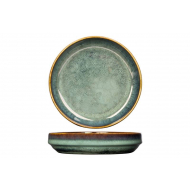 Cosy&Trendy Jade Petite Coupelle - 11,5x2,5cm - Grès - Vert Foncé - Marque Cosy & Trendy - Matériel Poterie - Couleur Vert foncé