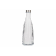Atla Natural Bouteille - Couvercle - 1L - Verre - Transparent - Contenu 1 l - Couleur Transparant