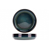 Cosy&Trendy Jade Bol - Ø16,5cm - Grès - Vert Foncé - Marque Cosy & Trendy - Matériel Poterie - Couleur Vert foncé