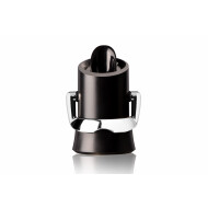 Vacu Vin Bouchon Verseur pour Champagne - Plastique - Noir - Marque Vacu Vin