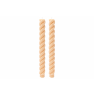 Cosy&Trendy Swirl Kaars - Caramel - Merk Cosy & Trendy - Kleur Karamel - Aantal branduren 7u