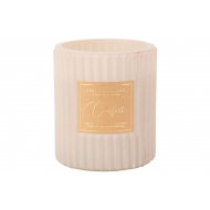 Cosy&Trendy Geurkaars Relax & Unwind - 18u - 8x8x9cm - Crème - Merk Cosy & Trendy - Aantal branduren 18u - Kleur Beige