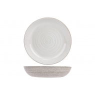 Cosy&Trendy Shade Assiette Creuse - Ø22,5cm - Grès - Gris - Marque Cosy & Trendy - Couleur Gris - Matériel Poterie