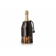 Vacu Vin Rafraîchisseur Active Cooler pour Champagne - Ø1cm - Plastique - Noir - Marque Vacu Vin