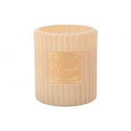 Cosy&Trendy Geurkaars Relax & Unwind - 18u - 8x8x9cm - Beige - Merk Cosy & Trendy - Aantal branduren 18u - Kleur Beige