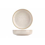Cosy&Trendy  Baltic Vanilla Assiette Creuse - Ø18cm - Grès - Crème - Marque Cosy & Trendy - Matériel Poterie - Couleur Crème