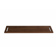 Cosy&Trendy Plateau de Service sur Pied - 95x20x4cm - Bois - Marron - Marque Cosy & Trendy