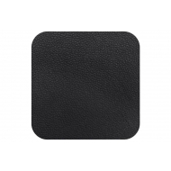 Cosy&Trendy Onderzetter voor Glazen - 10x10cm - Leer - Zwart - Merk Cosy & Trendy
