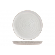 Cosy&Trendy Shade Assiette à Dessert - Ø21,5cm - Grès - Gris - Marque Cosy & Trendy - Matériel Poterie - Couleur Gris