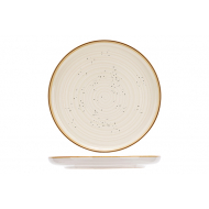 Cosy&Trendy Baltic Vanilla Assiette Plate - Ø27cm - Grès - Crème - Marque Cosy & Trendy - Couleur Crème - Matériel Poterie