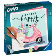 Ravensburger CreArt Choisis le Bonheur - Peinture par Numéros - Dès 12 ans - Age à partir de 12 ans