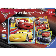 Ravensburger Puzzle Disney Cars 3 - Dès 5 ans - 3x49 pièces - Age à partir de 5 ans