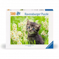 Ravensburger Puzzle Chaton dans le Pré - Dès 12 ans - 500 pièces - Age à partir de 12 ans