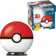 Ravensburger 3D Puzzle Boule Pokémon Rouge - Dès 6 ans - Age à partir de 6 ans