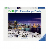 Ravensburger Puzzel Winter in New York - Vanaf 14 Jaar - 1500 Stukken - Leeftijd vanaf 14 jaar