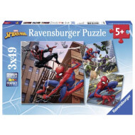 Ravensburger Puzzle Spiderman Action - Dès 5 ans - 3x49 pièces - Age à partir de 5 ans