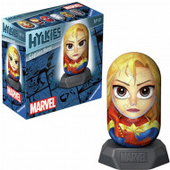 Ravensburger 3D Puzzle Hylkies Captain Marvel - Figurine Capsule - Age à partir de 5 ans